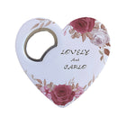 Creative Heart Plastic Beer Opener Magnetic Fridge Magnet