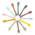 Food Soft Silicone Spoon Baby Learning Food Feeding