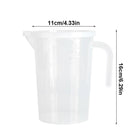 1000 Ml Clear Plastic Measuring Cup With Lid