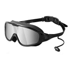Large Frame Hd One Piece Earbud Swimming Goggles