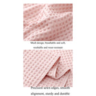 Quick Dry Lint Free Microfiber Waffle Grid Towel
