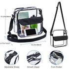 Transparent Crossbody Messenger Bags