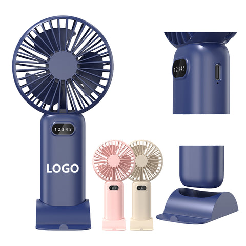 Rechargeable Phone Stand Handheld Fan