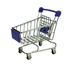 Mini Metal Shopping Cart Supermarket Handcart Basket Toy
