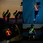 High Visibility Reflective Sash For Walking At Night