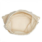 Cotton Linen Drawstring Backpack
