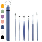 6Pcs Portable Stainless Steel Ear Scoop Set W/ Storage Box