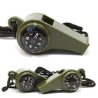Multi-Functional 3-In-1 Emergency Whistle With Lanyard