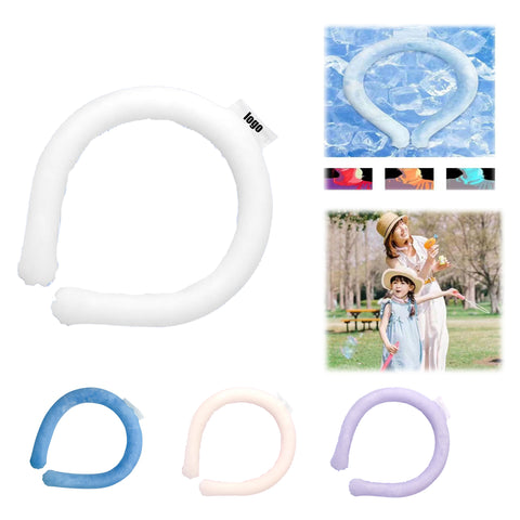 Eco-Friendly Wearable Neck Cooling Tube Freeze At 64.4 Fahrenheit