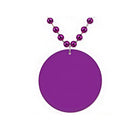 Mardi Gras Beads With 2.5" Medallion