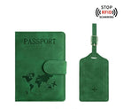 RFID Blocking Passport Holder And Luggage Tag Set
