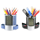 Digital Clock With Pen Holder