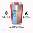 14 oz Travel Coffee Mug Stainless Steel Vacuum Cup