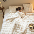 Luxury Plush Bubble Texture Throw