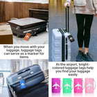 Metal Suitcase Labels Luggage Tags Stainless Steel Loops