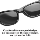 Single Color Sunglasses With Uv 400 Protection