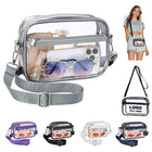 Clear PVC Crossbody Stadium Bag