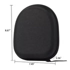 Black Color Hard Shell Large Carrying Headphones