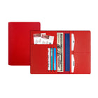Pu Passport Cover With Card And Ticket Slot