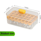 Double Layer Ice Tray For Press Type With Box And Shovel
