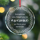 Clear Acrylic Ornaments With Holiday Designs