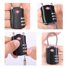 Three-digit Combination TSA Approved Luggage Locks