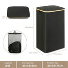 110L Large Laundry Hamper with Handle and Lid