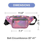 Pvc Fashion Holographic Waist Bag