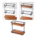 Bamboo And Wood Double Square Frame