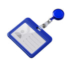 ID Card Holder With Retractable Badge Reel Clip