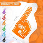 18 Inch Number 1 Finger Color Cheerleading Foam Hand