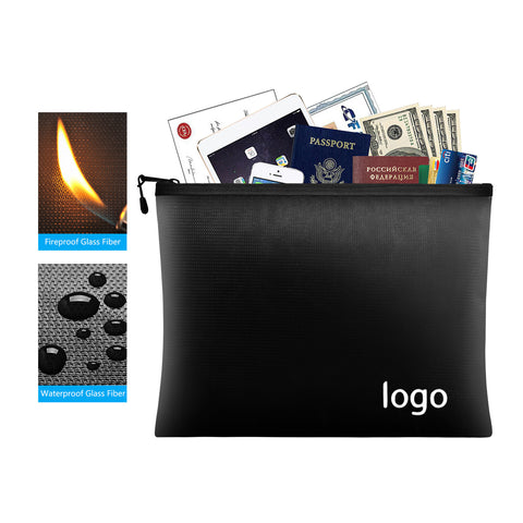 Waterproof And Fireproof Document Money Safe Bag