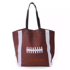 Canvas Bag With Rugby Pattern