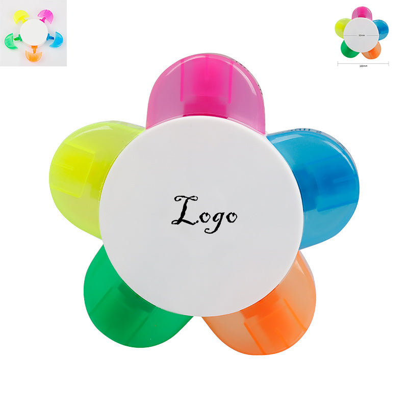 Five-Color Highlighter Pen