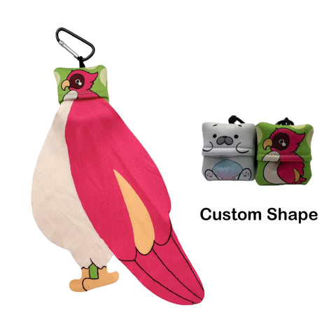 Custom Shape Microfiber Glasses Cloth With Pouch