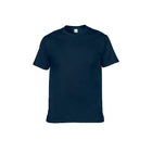 Adult 100% Cotton Crew Neck Short-sleeved T-shirt