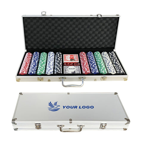 500 Dice Chip Set With Poker