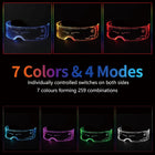 Futuristic LED Light Up Glasses