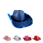 Shiny Cowboy Hat With Led Light Brim