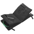 Multi-Compartments Velvet Jewelry Organizer Bag With Zipper