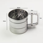 Stainless Steel Handheld Flour Sifter – Classic Baking Tool