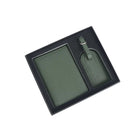Personalized Leather Passport Holder Luggage Tag Set