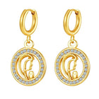 Alloy Zircon Earrings
