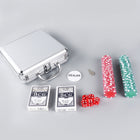 Poker Set 100 Chips With Aluminium Case 2 Card Games