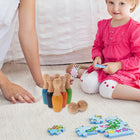 Desktop Wooden Bowling Game Set With Gift Box