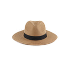 Wide Brim Straw Woven Panama Roll-Up Hat