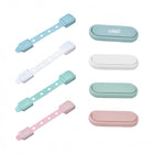 Closet Double Lock Kids Invisible Push Button Folio Lock