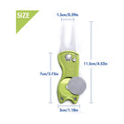 Foldable Golf Divot Tool With Pop-Up Button