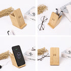 5W Bamboo 3 In 1 Wireless Charger Stand