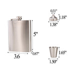 Portable 7 oz. Small Wine Bottle Premium Set